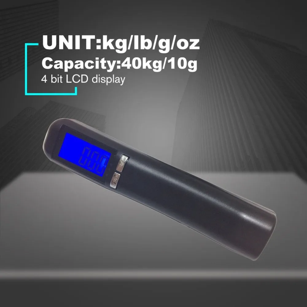 GY-008 40 кг Портативный электронный ручные весы электронные для багажа с крючком