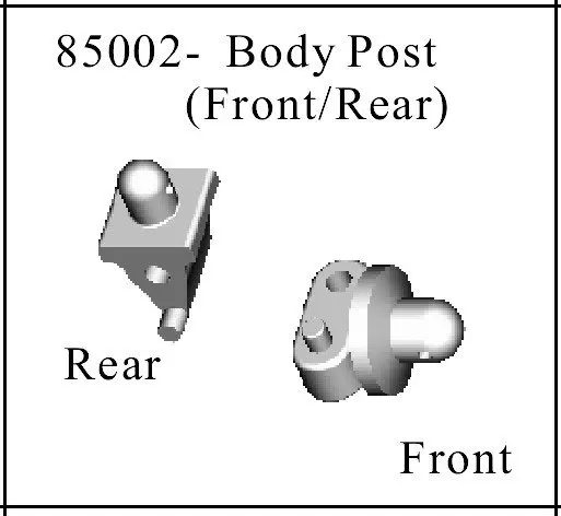 Запчасть для HSP 85002 кузов (F/R) 1/16th RC Car 94185 аксессуары|body post|hsp bodybody rc |