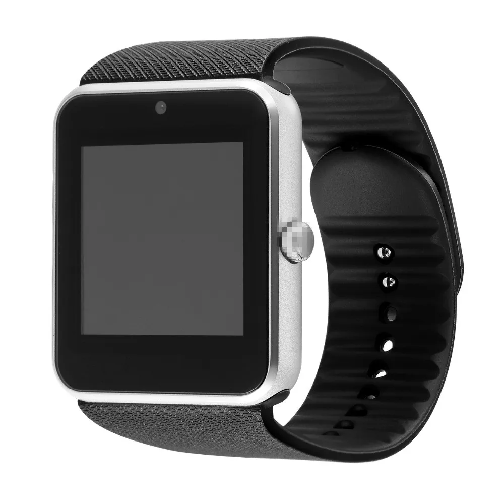 Silver Смарт-часы FREZEN GT08 с разъемом для sim-карты, с поддержкой Bluetooth, для подключения телефона Android, умные часы GT08 PK DZ09 U8 V8 - Цвет: Silver