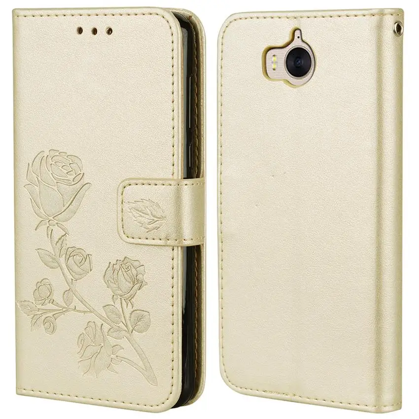 Y5 Y6 2017 чехол для телефона Huawei coque задняя крышка розовый флип кошелек Кожаные