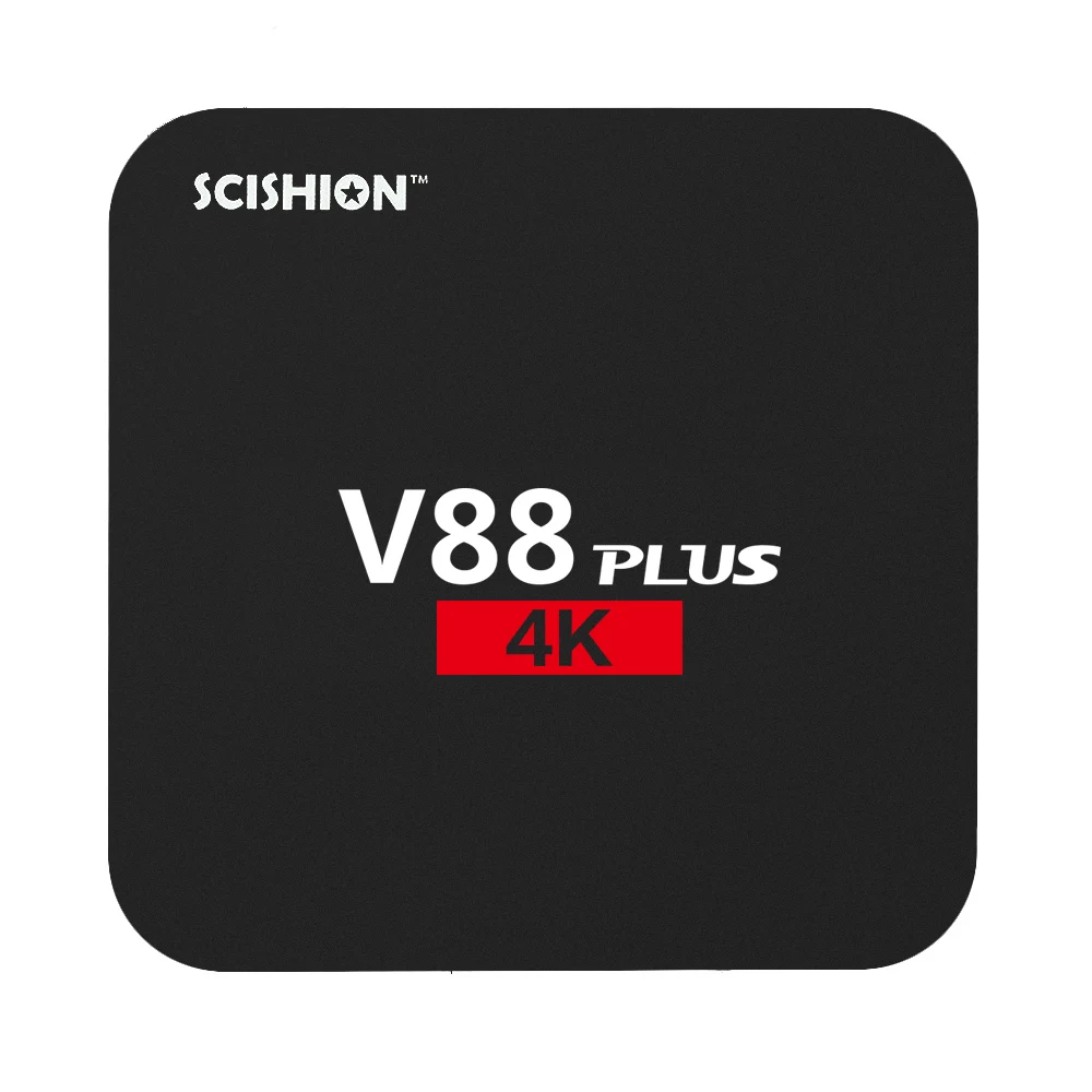 SCISHION V88 Plus Android 6 0 Смарт ТВ коробка RK3229 четырехъядерный 2G/8G UHD 4K WiFi H.265 VP9
