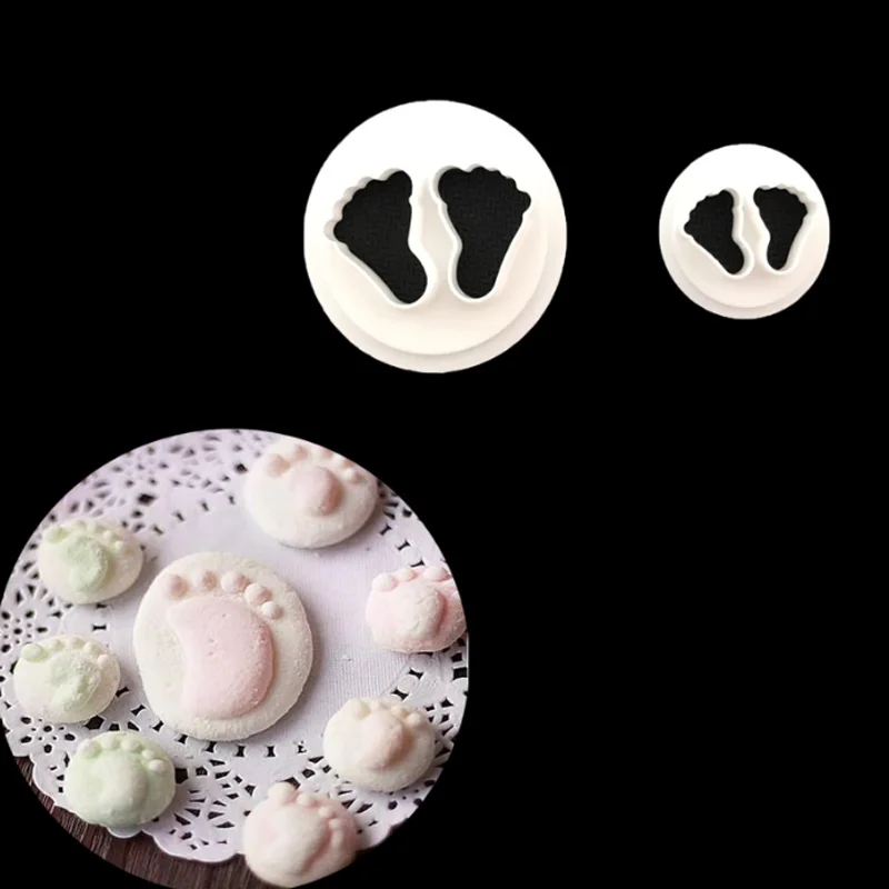 2 шт./компл. Kawaii детские ножки помадка резак форма для торта сахар ремесло