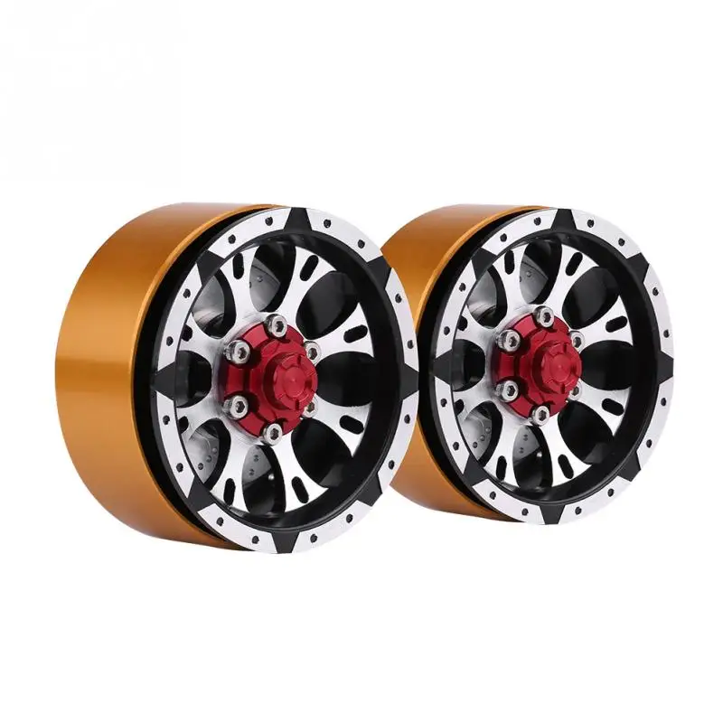 2 шт./компл. RC автомобильное металлическое колесо Beadlock 1 9 обод ступицы w тормозной