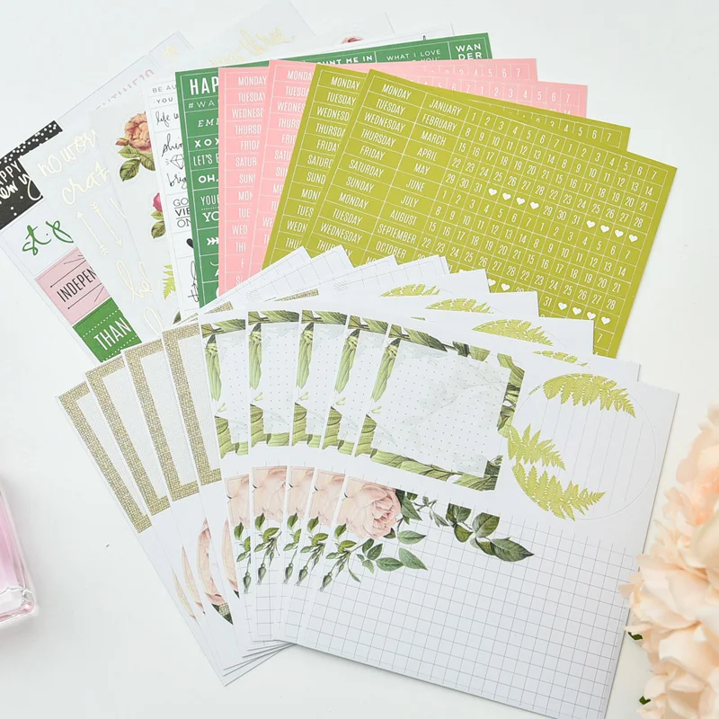 

YPP CRAFT New Planner Stickers for Scrapbooking DIY Projects/Photo Album/Card Making Crafts