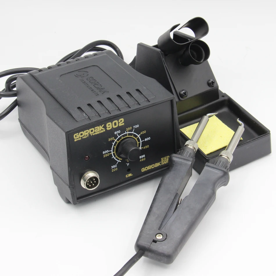 GORDAK 902 ESD SMD паяльная Пинцет ремонтная станция Электрические плоскогубцы для