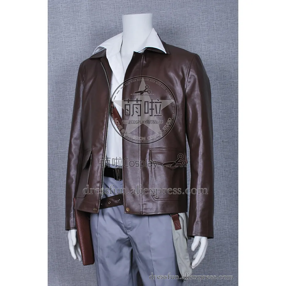 Индиана Джонс Косплей Харрисон Форд костюм новая крутая кожаная куртка Костюм