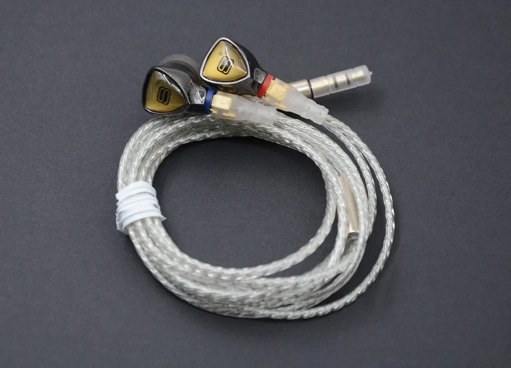 SENFER 4в1 наушники в ухо динамический+ 2BA Гибридный привод DIY DJ наушники HIFI гарнитура с интерфейсом MMCX PK SE846 K3003