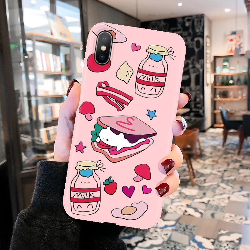 Чехол с мультипликационным французским бульдогом для iPhone 7, 6, 6 S, 8 Plus, Розовый матовый чехол для iPhone XS Max, для iPhone 11 Pro Max, XR X, мягкий чехол из ТПУ - Цвет: Kfe-ktzaocan