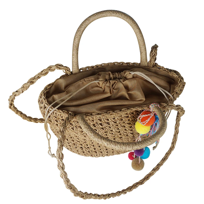 LOTEC Для женщин повседневные праздник бродяги сумка летняя пляжная соломенная