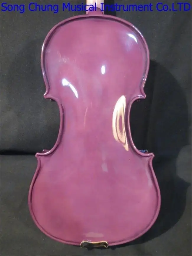 Электрическая и акустическая скрипка фиолетового цвета 4/4 #8288 | Спорт развлечения