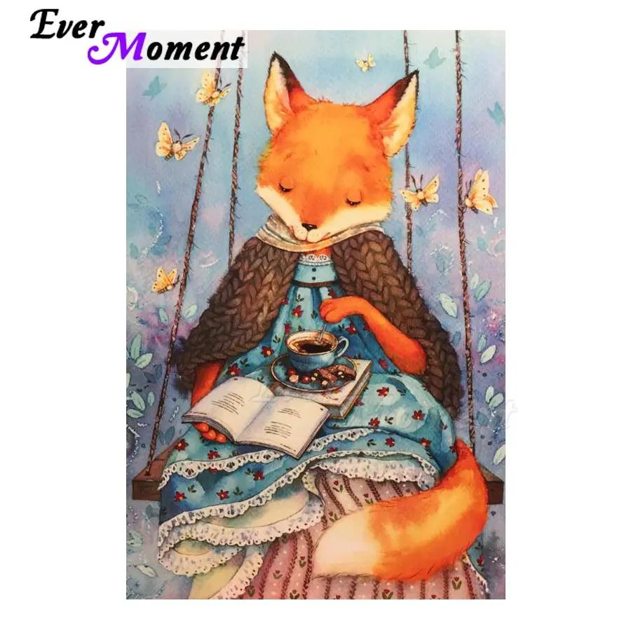 Алмазная живопись с полными квадратными алмазными насадками Ever Instant 5D мозаика