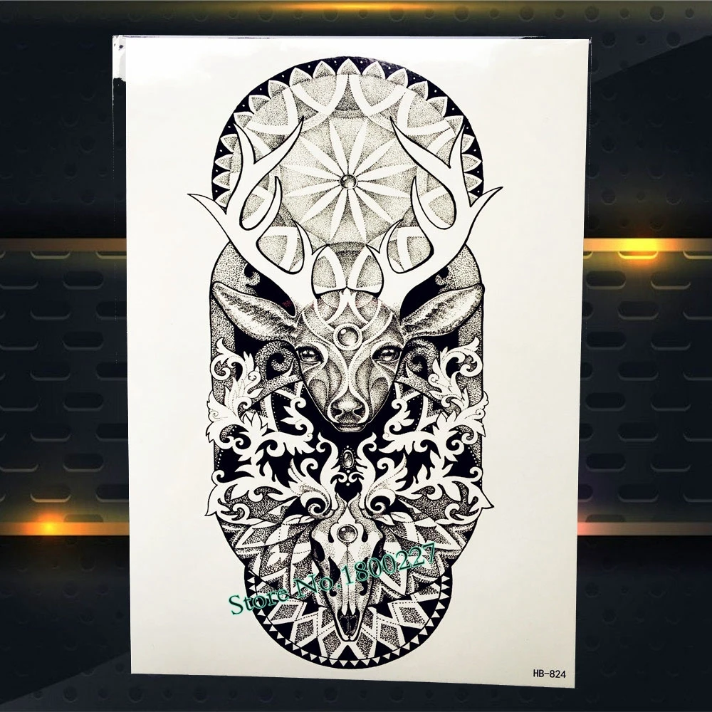 Сакура конструкции Водонепроницаемый поддельные флеш тату женщины Макияж