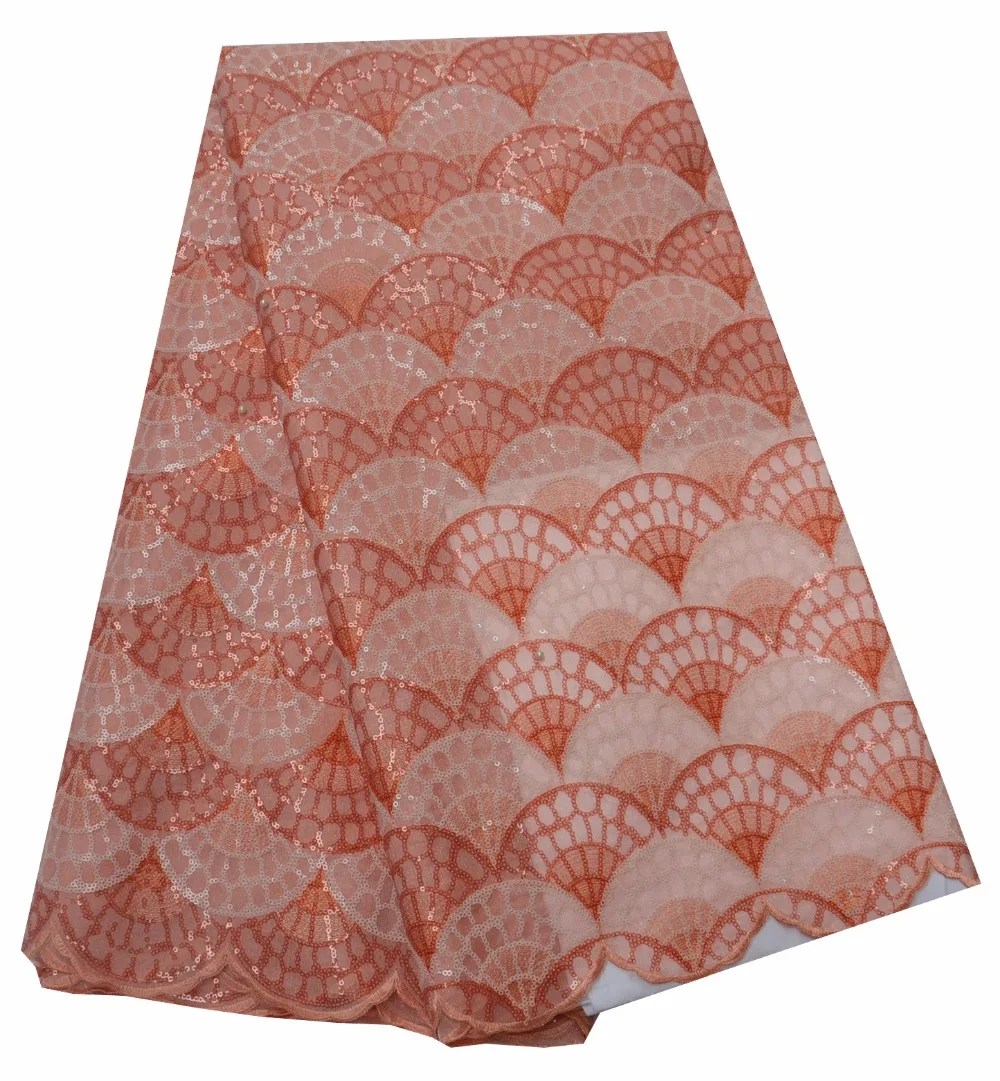 

Africa Organza Lace fabric,Newest High Quality Best Design Noir vert bleu Sequins Nigerian Swiss lace P462-1