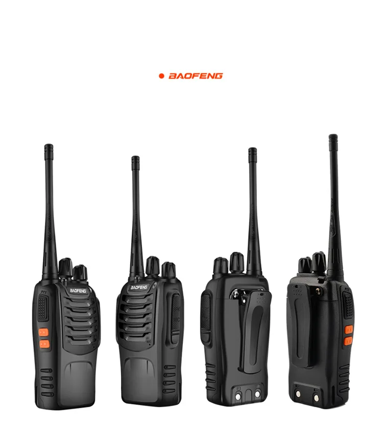 2 комплекта BF888S портативный fm-приемопередатчик UHF двухстороннее Радио BF 888S Ham коммуникатор HF cb радиостанция рация Baofeng BF888S