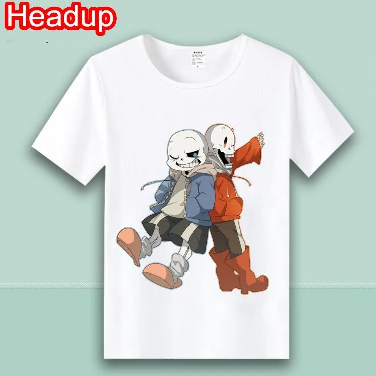 14 23 стиля игры Undertale для девочки, мальчика, ребёнка, Детская футболка Санс и папирус из сказок подземелья футболки Skull Brother аниме одежда - Цвет: 14