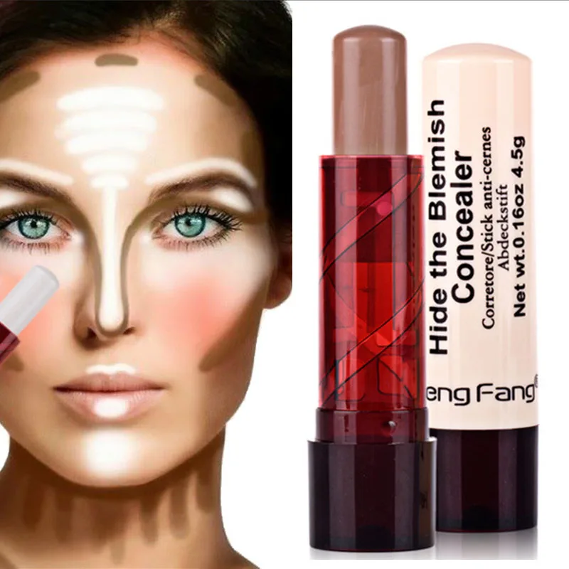 3D Макияж лица корректор контурный Stick осветитель Highlighter ЛИЦА корректоры для
