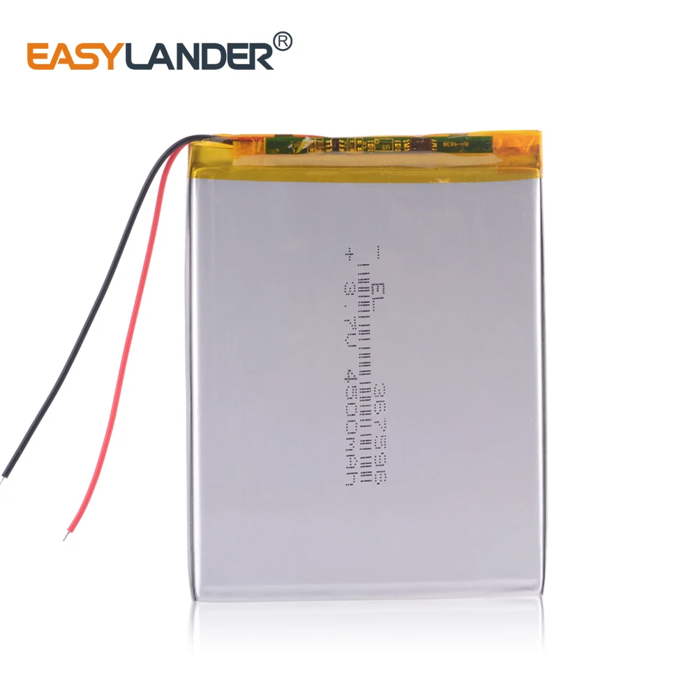 

357595 3.7V 4500mAh Polymer Li-ion Battery For Q88 Bluetooth Notebook 7,8,9 inch tablet PC aucan M70 N70 367596