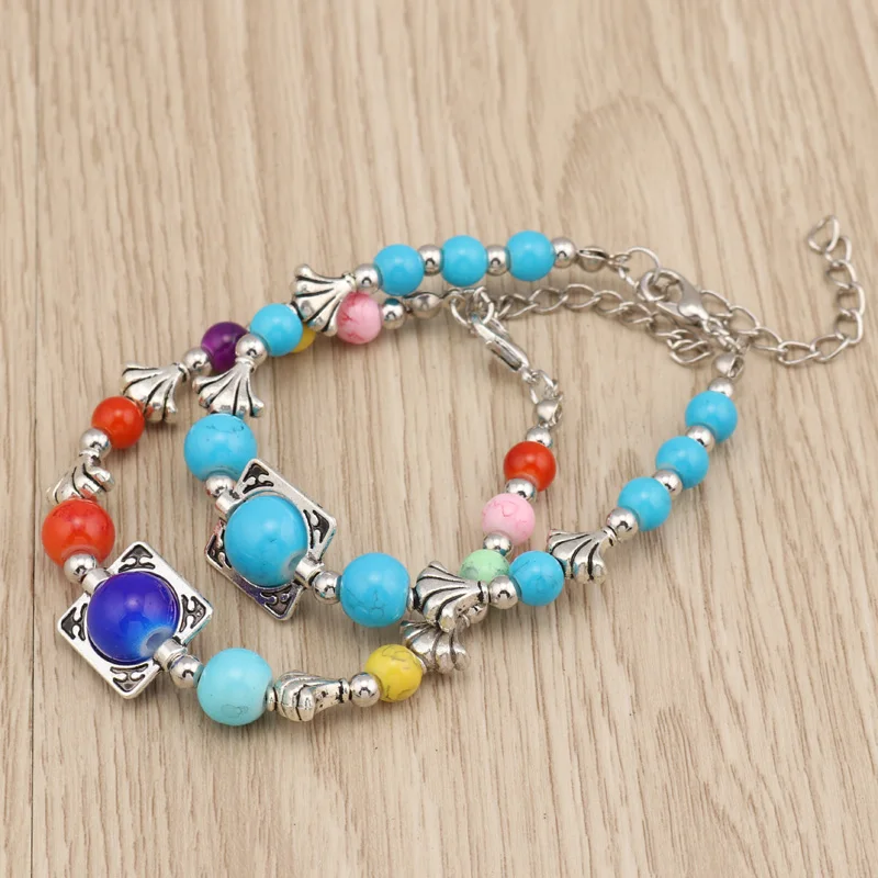 Tenande натуральный богемский камень Beads Ball браслеты горячие продажи красочные
