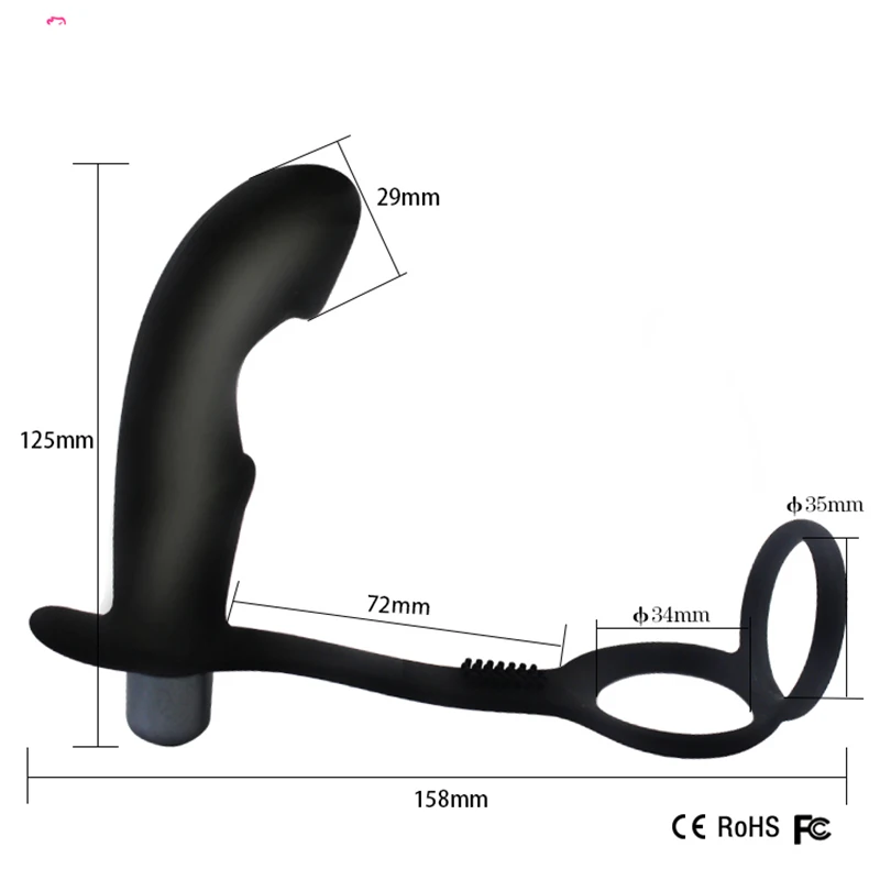 Sex Shop 10 Speed Anal Butt Plug Vibrator Adult Toys Silicone Cock Ring Prostate Massager Gay toys For Man Women |