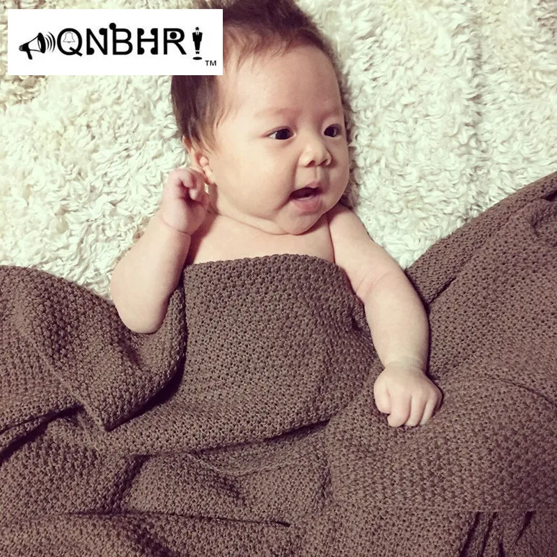 QNBHR летнее хлопковое детское вязаное шерстяное одеяло кондиционеры с ворсом