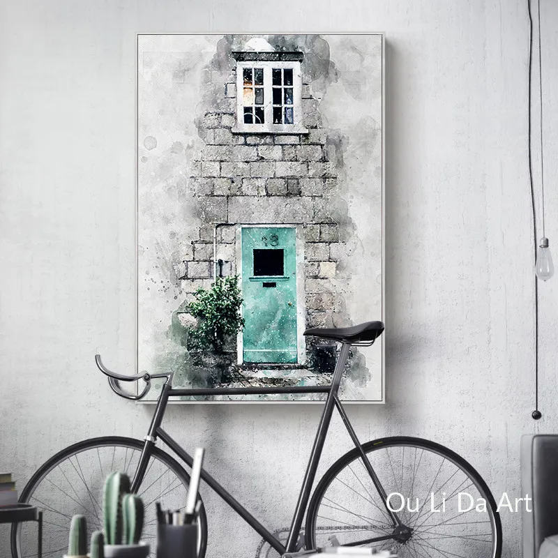 3 шт. абстрактные картины на холсте статуя свободы|oil painting|print on canvaspainting print |