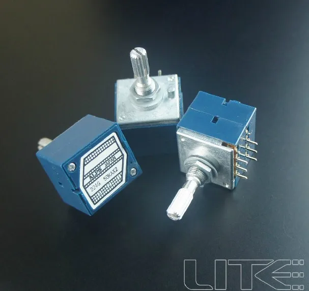 

Japanese original ALPS 27 Type 50KA floral axis potentiometer