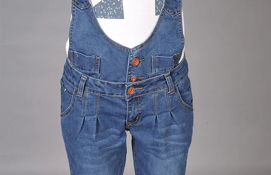 Sexy Women Summer Denim Jumpsuits and Rompers Blue Harlan Plus Size Womens Overalls Playsuit Macacao Feminino Jeans Woman 603 |