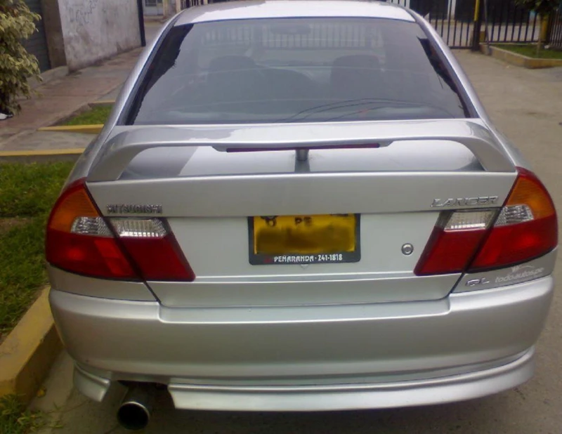 Используется для mitsubishi lancer спойлер 1998 2004 высокого качества ABS Материал заднее