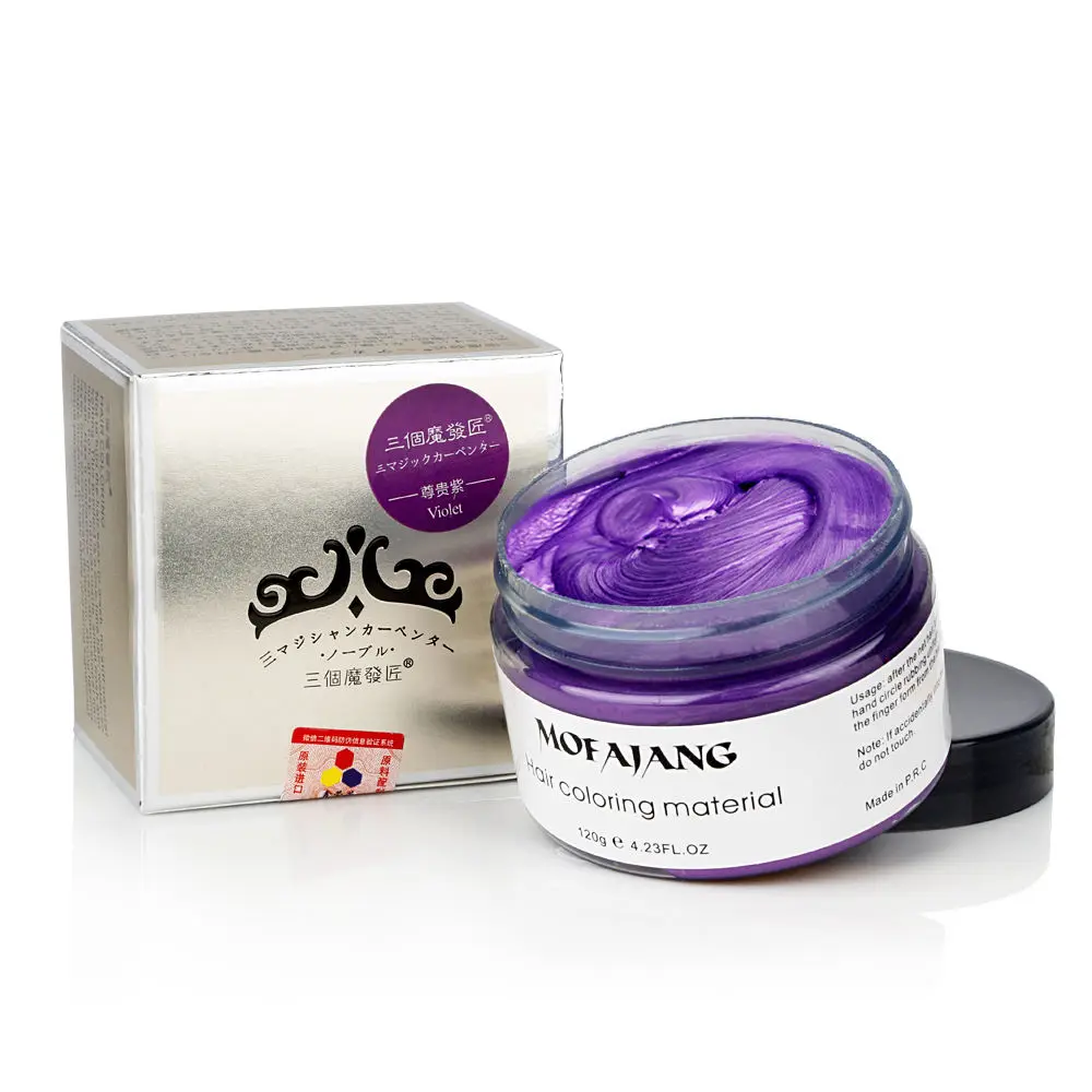 Grandma ash Hair Coloring Material Styling One-Time Wax Disposable Dye Mud Easy To Wash buy 2get 1free | Красота и здоровье