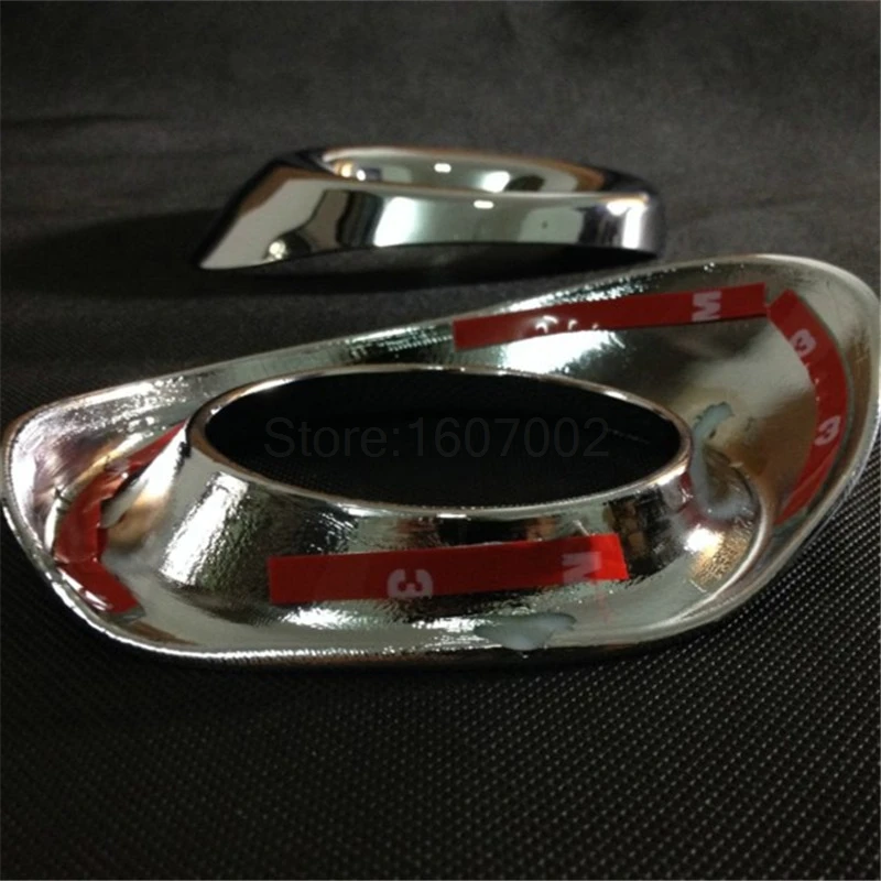 Для Mazda6 Mazda 6 2013 2014 2015 abs Хром Передняя противотуманная фара накладка 2 шт|trim cover|abs