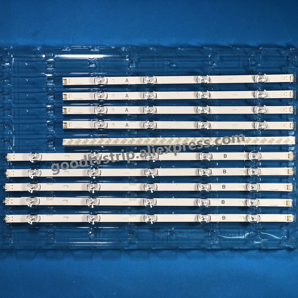 100% Новинка 0riginal 10 шт (5*5 * B) светодиодный backlgith полосы для 49LB5500 LC490DUE Innotek DRT 3 0 49 A B