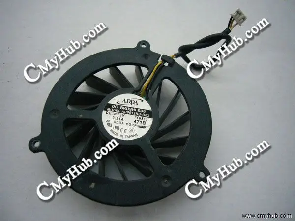 Для Dell Inspiron 5160 5150 CPU AD0612HB D03 Y681 3Wire 4Pin ATDW2112000 ATDW2115000 Вентилятор охлаждения|cooling fan|fan