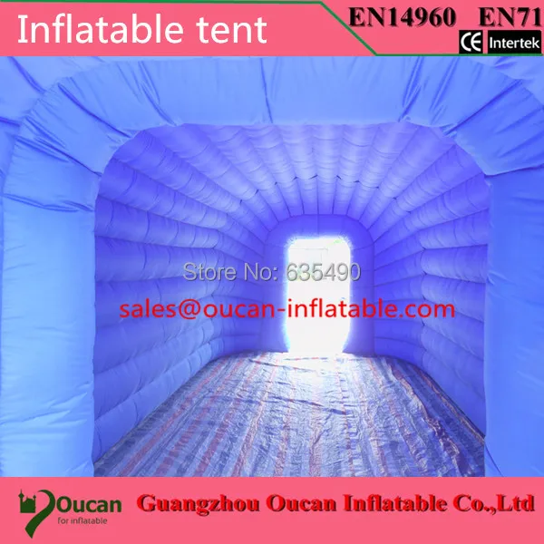 Синие вечерние надувные палатки из ткани Оксфорд для мероприятий надувная