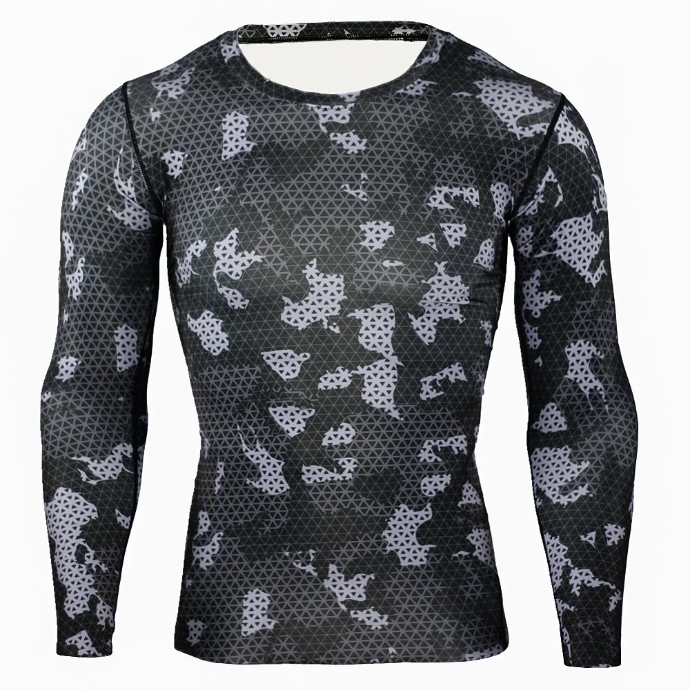 2019 Breathable Print Full Polyester Special Offer New Arrival Long Sleeve T-shirt Running Coasting Air Drier Garments |