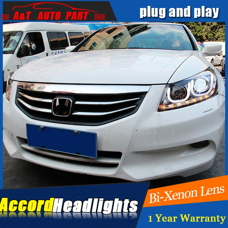 Новый передний свет автомобиля Стайлинг для Honda Accord фары ангельские глазки 2008 2012