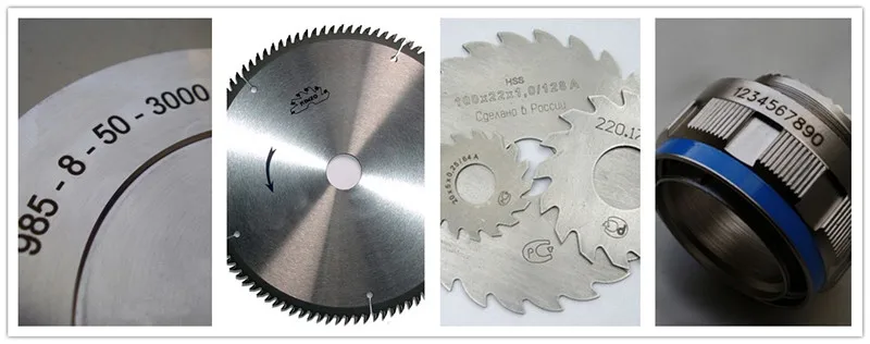 Волокно оптический 4th поворотный металлический гравировка рабочая зона варианта