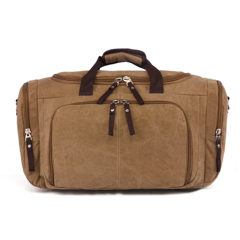 Z.L.D. Classic vintage canvas bag large capacity men and women handbags weekend travel Duffle Bag shoulder Messenger | Багаж и сумки