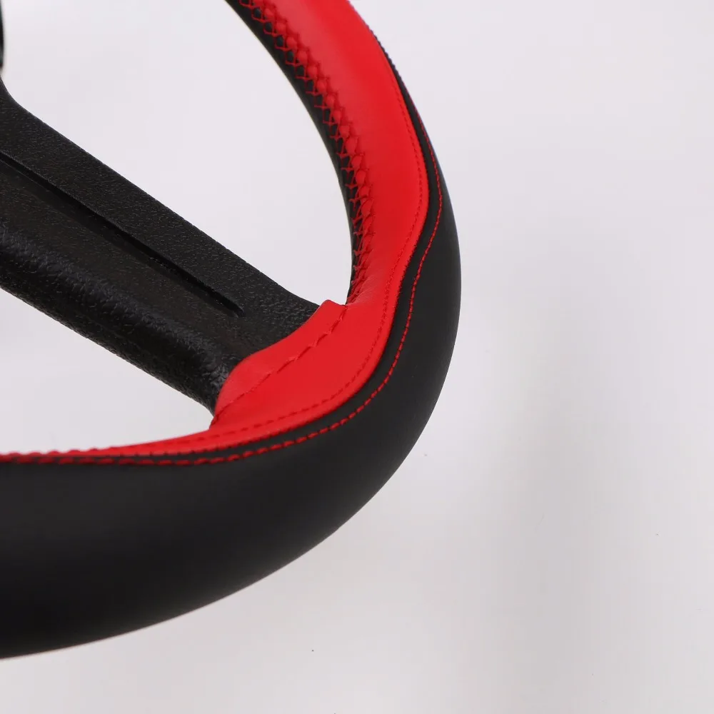 Кожаная оплетка на рулевом колесе автомобиля для отдыха и спорта чехол руль авто