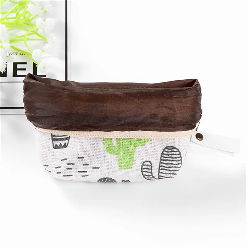 Новинка 2018 мультяшный принт растений кошелек для монет кактус повседневный