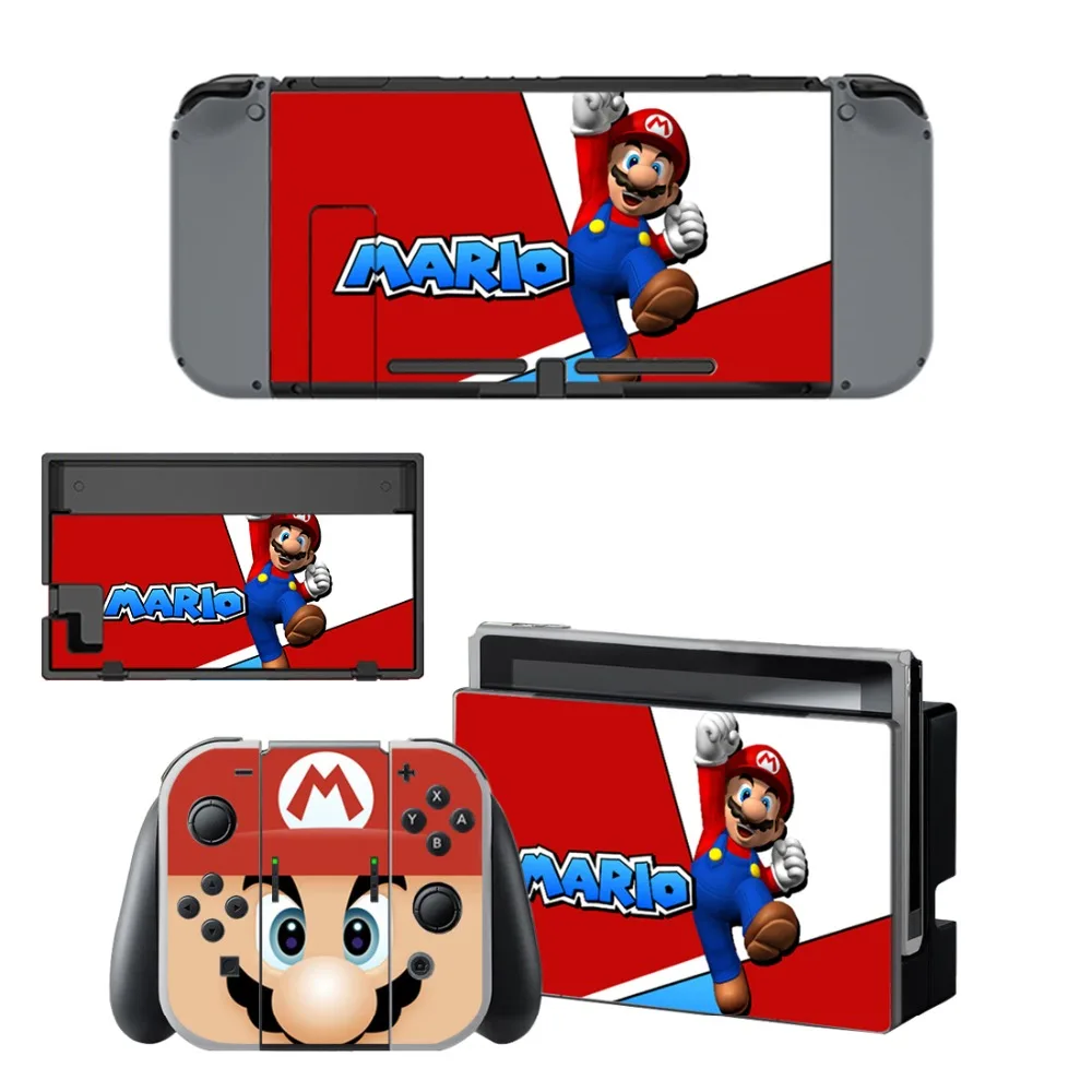 Виниловая наклейка для Nintendo switch Super Mario Switch Skin консоль NS контроллер Joy con|Наклейки| |