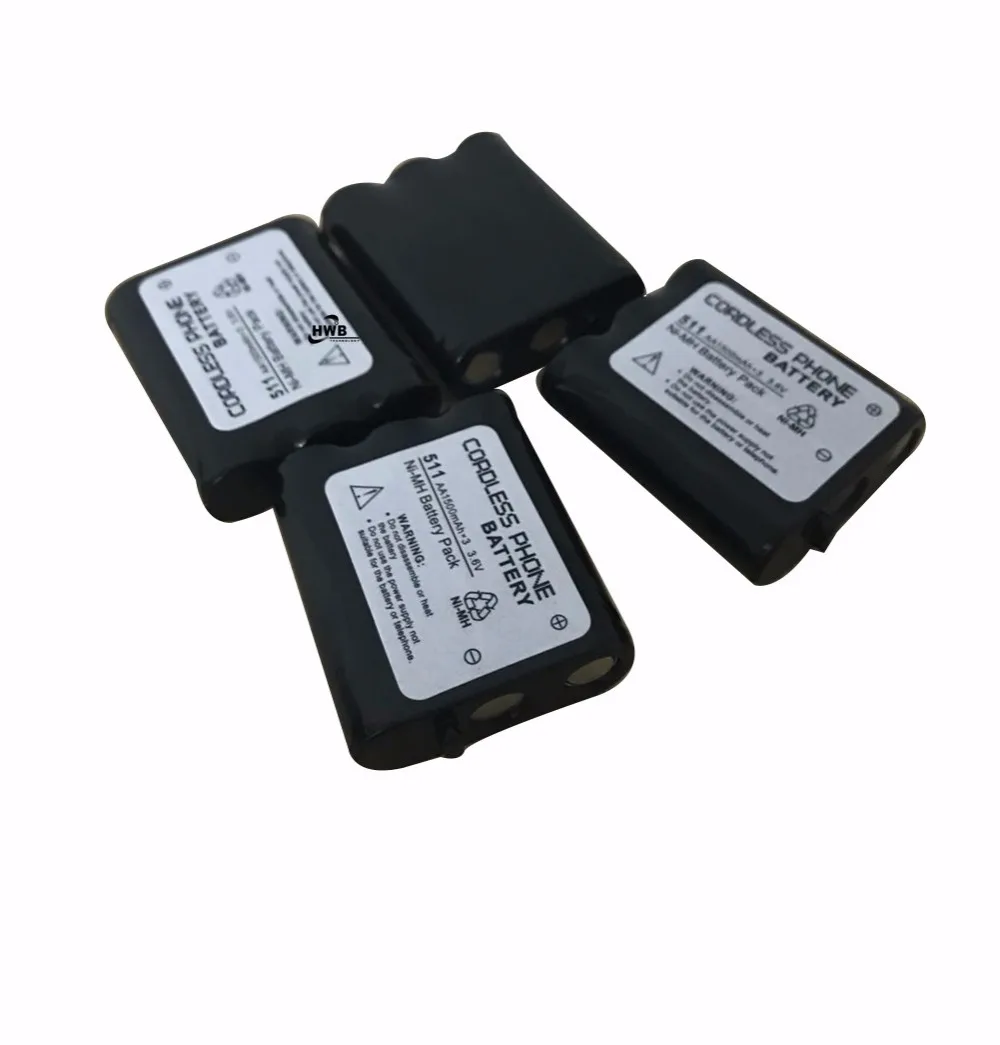 2 шт. 3 6 В 1500 мАч ni mh аккумуляторная батарея для домашнего телефона Panasonic P511 P PP511 P511A