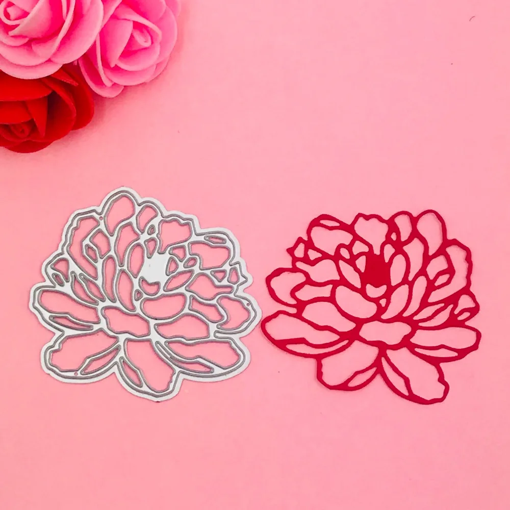 Цветочные стежки для высечки металлические штампы скрапбукинга папка тиснения