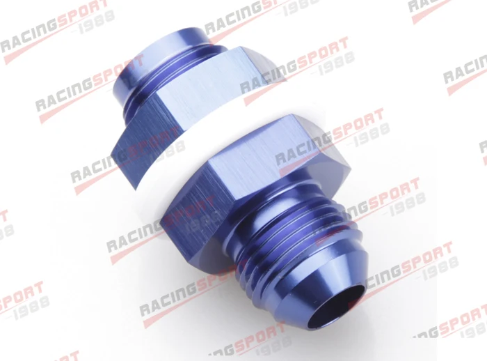 

AN-10 10AN AN10 Fuel Cell Tank Adapter Bulkhead Fitting Blue