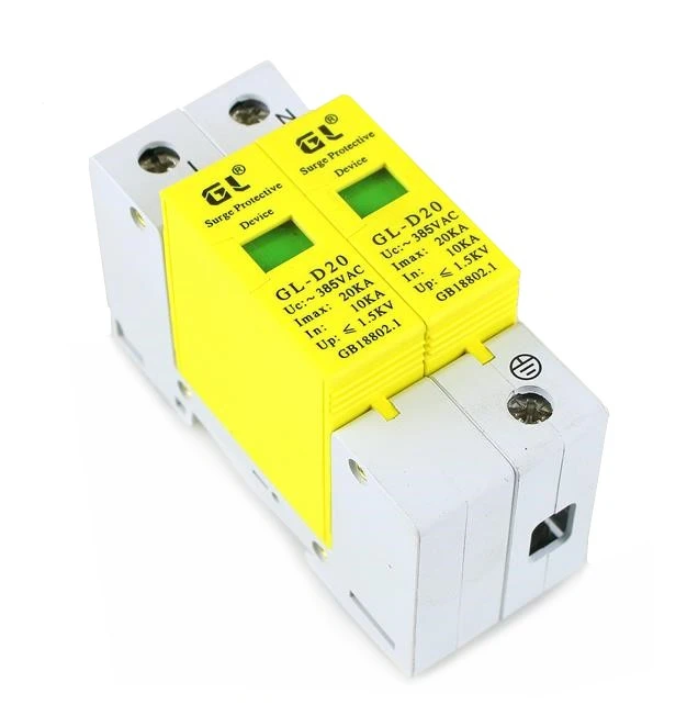 C20 2P 10KA ~ 20KA C 385V AC 1P + N Защита от перенапряжения защитное устройство низкого
