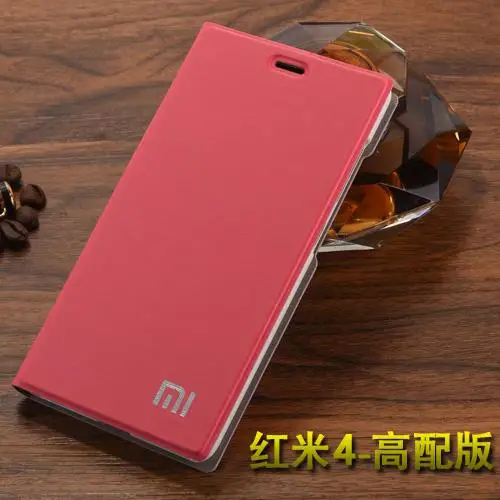 Для Xiaomi Redmi 4 PRO чехол Роскошный тонкий стильный Флип кожаный чехол для Xiaomi Redmi 4 Pro Чехол с отделением для карт кошелек Чехол - Цвет: pink