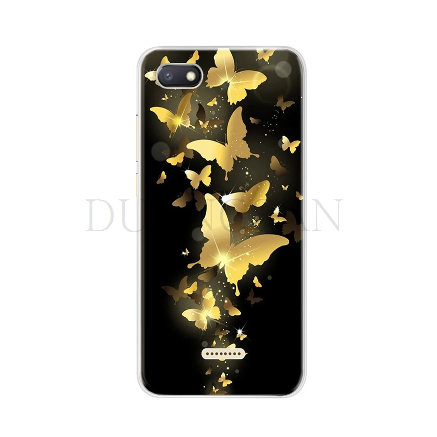 Модный дизайнерский чехол для Xiaomi redmi 6A, силиконовый 3D прозрачный чехол из мягкого ТПУ с рисунком, задняя крышка для Xiaomi redmi 6A A6, глобальная версия