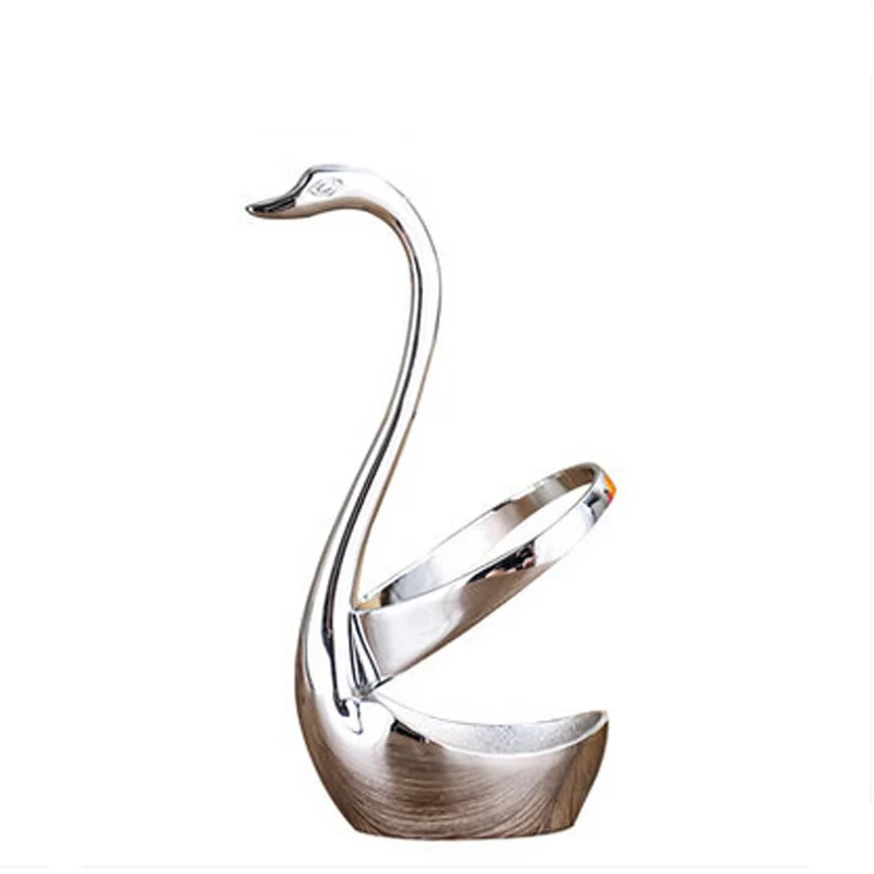 Высококачественный цинковый сплав Лебедь дизайн набор ложек для отдыха