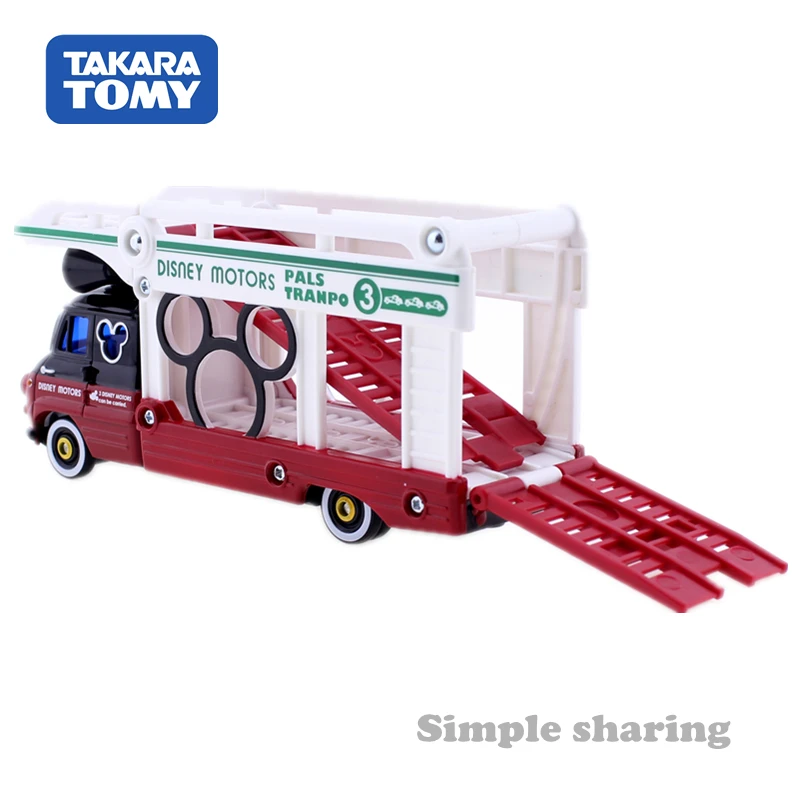 Takara Tomy Tomica Disney мотор Palstranpo Микки Маус Форма для транспортировки литые