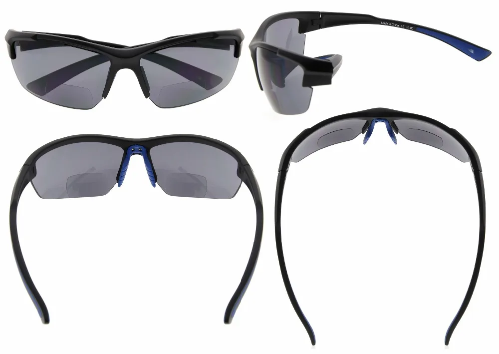 SG901 Eyekepper TR90 спортивные половина оправы двухфокусные солнцезащитные очки Бейсбол работает во время вождения и рыбалки Гольф Софтбол пеший туризм, чтение