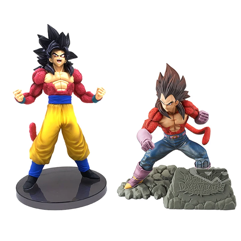 Аниме Фигурка 16 25 см Dragon Ball Z Вегета Сон Гоку Супер Саян 4 битва. ver ПВХ фигурка
